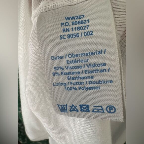 Boden Fit & Flare Jersey Midi Dress in green floral Size 4 - Picture 5 of 6